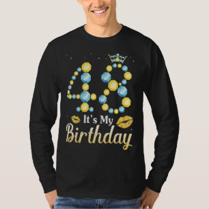 Camiseta 48 anos É meu aniversário feliz para você