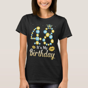 Camiseta 48 anos É meu aniversário feliz para você