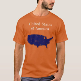 Camiseta 48 Estados Unidos Interestadias [Design Marinho Az