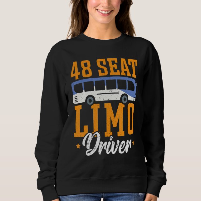 Camiseta 48 Seat Limo Driver Bus Driver School Bus Driver (Frente)