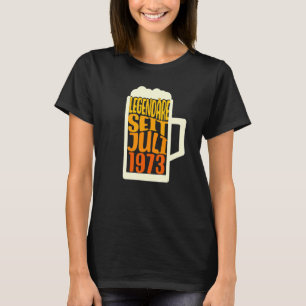 Camiseta 49º aniversário da legendária da cerveja desde jul