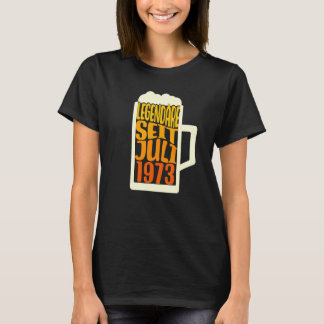 Camiseta 49º aniversário da legendária da cerveja desde jul