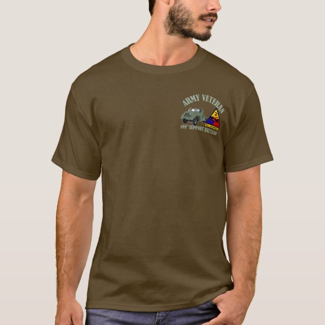 Camiseta 498th Bn do apoio (Frente)