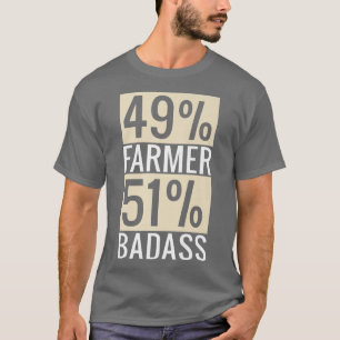 Camiseta 49 Agricultor 51 Fazenda de Badass