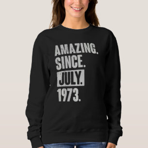 Camiseta 49 anos de idade 49 anos aniversário incrível desd
