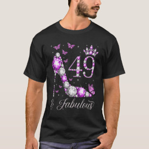 Camiseta 49 anos de idade e fabuloso 49.º aniversário de al