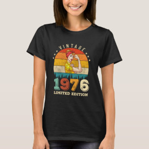 Camiseta 49 anos de idade no domingo de 1976 Vintage 49º an
