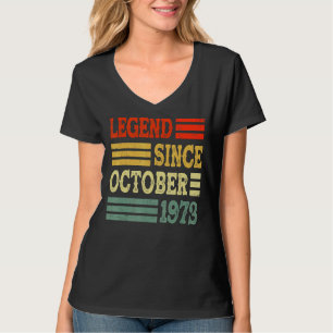 Camiseta 49 anos de lenda desde outubro de 1973 49º nascime