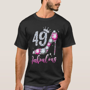 Camiseta 49 E Fabuloso 49º Aniversário, Calçados De Alto Cu