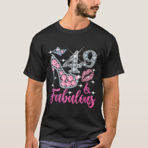 Camiseta 49 e Fabulosos Calçados de Diamante Rainha 49 Anos