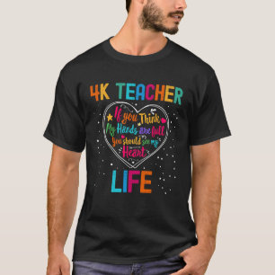Camiseta 4.000 Apreciação da vida do professor semana de vo