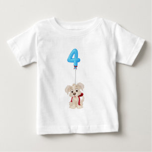Camiseta 4 anos