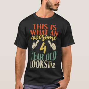 Camiseta 4 anos