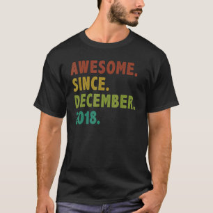 Camiseta 4 anos é incrível desde dezembro de 2018 4º aniver