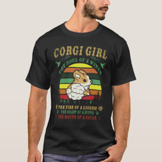 Camiseta 4 Corgi A Alma De Uma Bruxa Corgi