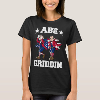 Camiseta 4 De Julho Abraham Lincoln Griddy Abe Griddin 