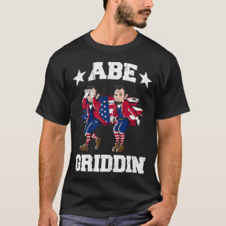Camiseta 4 De Julho Abraham Lincoln Griddy Abe Griddin 