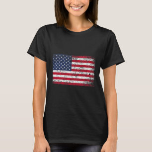 Camiseta 4 De Julho Afastou A Bandeira Americana