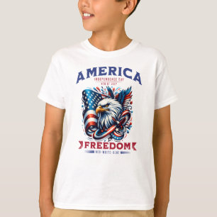 Camiseta 4 de Julho Águia Americana Sublimação-61901