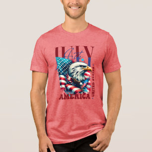 Camiseta 4 de Julho Águia Americana Sublimação-61904