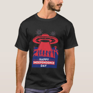 Camiseta 4 de julho Alienígena do OVNI Roswell Mars Estados