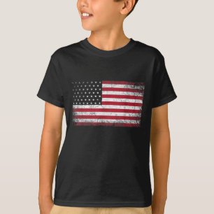 Camiseta 4 de julho American Flag Vintage USA Men Women Pa