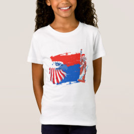 Camiseta 4 de julho, American Spirit Freedom Eagle