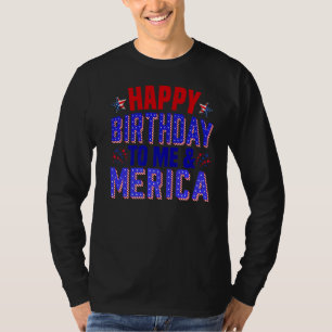 Camiseta 4 De Julho, Aniversário do Patriótico Serviço de F