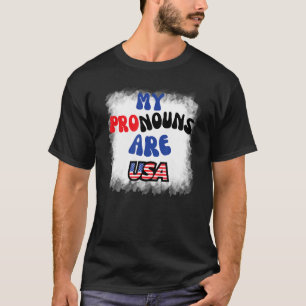 Camiseta 4 de julho As minhas recompensas são a bandeira do