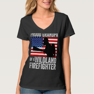 Camiseta 4 De Julho, Bandeira Americana Orgulhosa Avô De Um