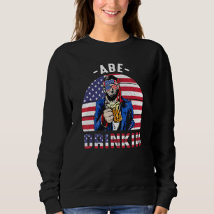 Camiseta 4 De Julho Bebidas Como Lincoln Abraham Abe Ameri