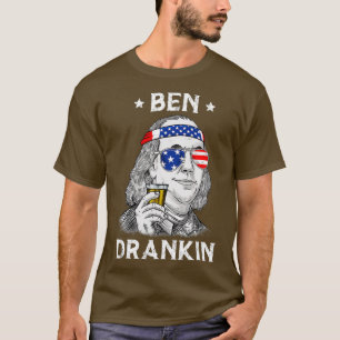 Camiseta 4 De Julho Ben Drankin Benjamin Franklin