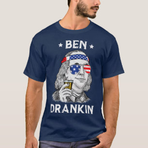 Camiseta 4 De Julho Ben Drankin Benjamin Franklin