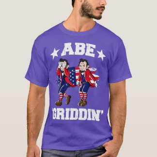 Camiseta 4 de julho Benjamin Franklin Griddy Ben Griddin