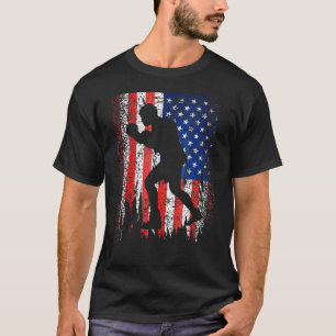 Camiseta 4 de julho Boxando Patrio aflora Sinalizador Vinta