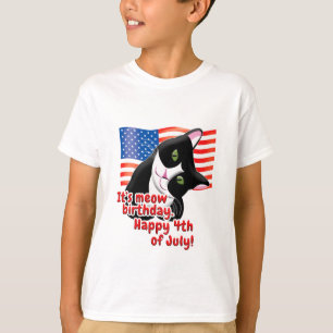 Camiseta 4 de julho Cat
