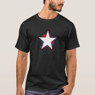 Camiseta 4 De Julho Celebração Patriótica Americana de E