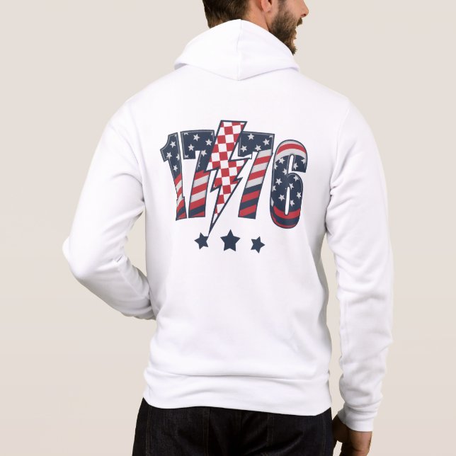 Camiseta 4 de julho de 1776 (Verso)