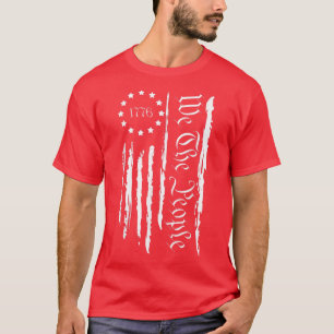 Camiseta 4 de julho de 1776 Homens Patrióticos Mulheres EUA