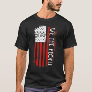 Camiseta 4 De Julho De 1776 Para Homens Nós, A Pessoas Amer