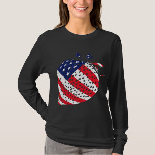 Camiseta 4 de julho de 2007, América Flag Patriotic Fruta S