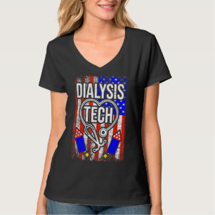 Camiseta 4 de julho de 2010, American Flag Tech Stethoscop