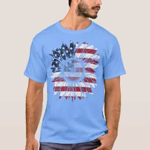 Camiseta 4 de julho de 2010 Bandeira Patriótica Americana S