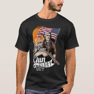 Camiseta 4 de julho de 2011 - Patriotic Gun Gut Glory Pro s