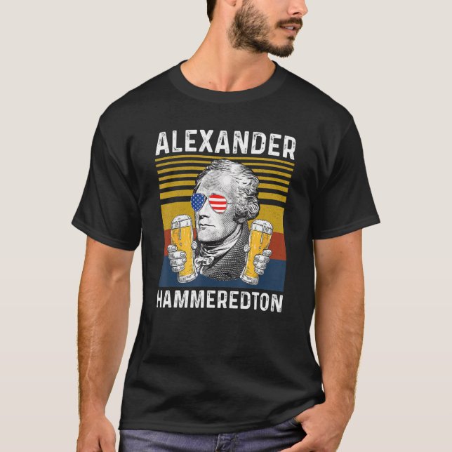 Camiseta 4 De Julho De Alexander Hammeredton Alexander Hami (Frente)