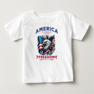 Camiseta 4 de julho de American Eagle Sublimation-61901