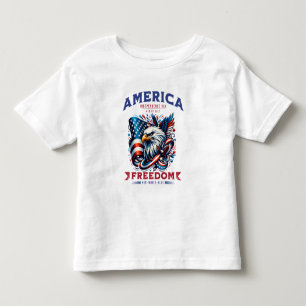 Camiseta 4 de julho de American Eagle Sublimation-61901