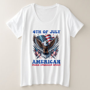Camiseta 4 de julho de American Eagle Sublimation-61902