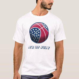Camiseta 4 de julho de basquetebol