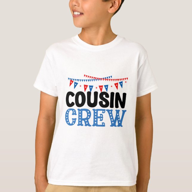 Camiseta 4 De Julho De Cousin Crew (Frente)